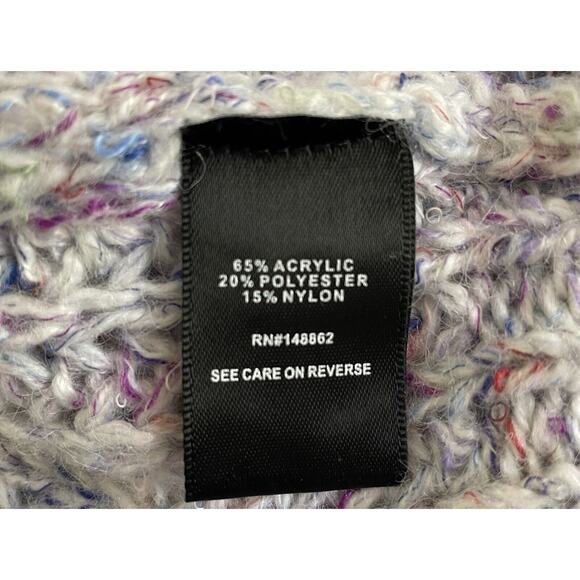 Torrid Sweater Pullover V Neck Ribbed Knit Multicolor - Picture 10 of 11